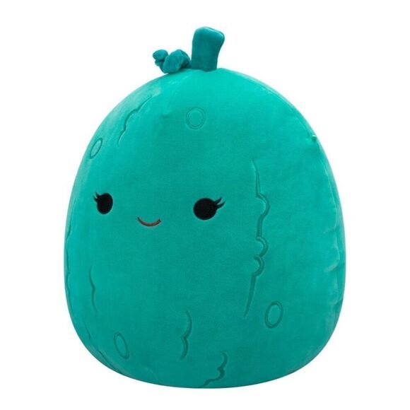 Squishmallow Emerald Green Pickle 14” NWT - Picture 2 of 7